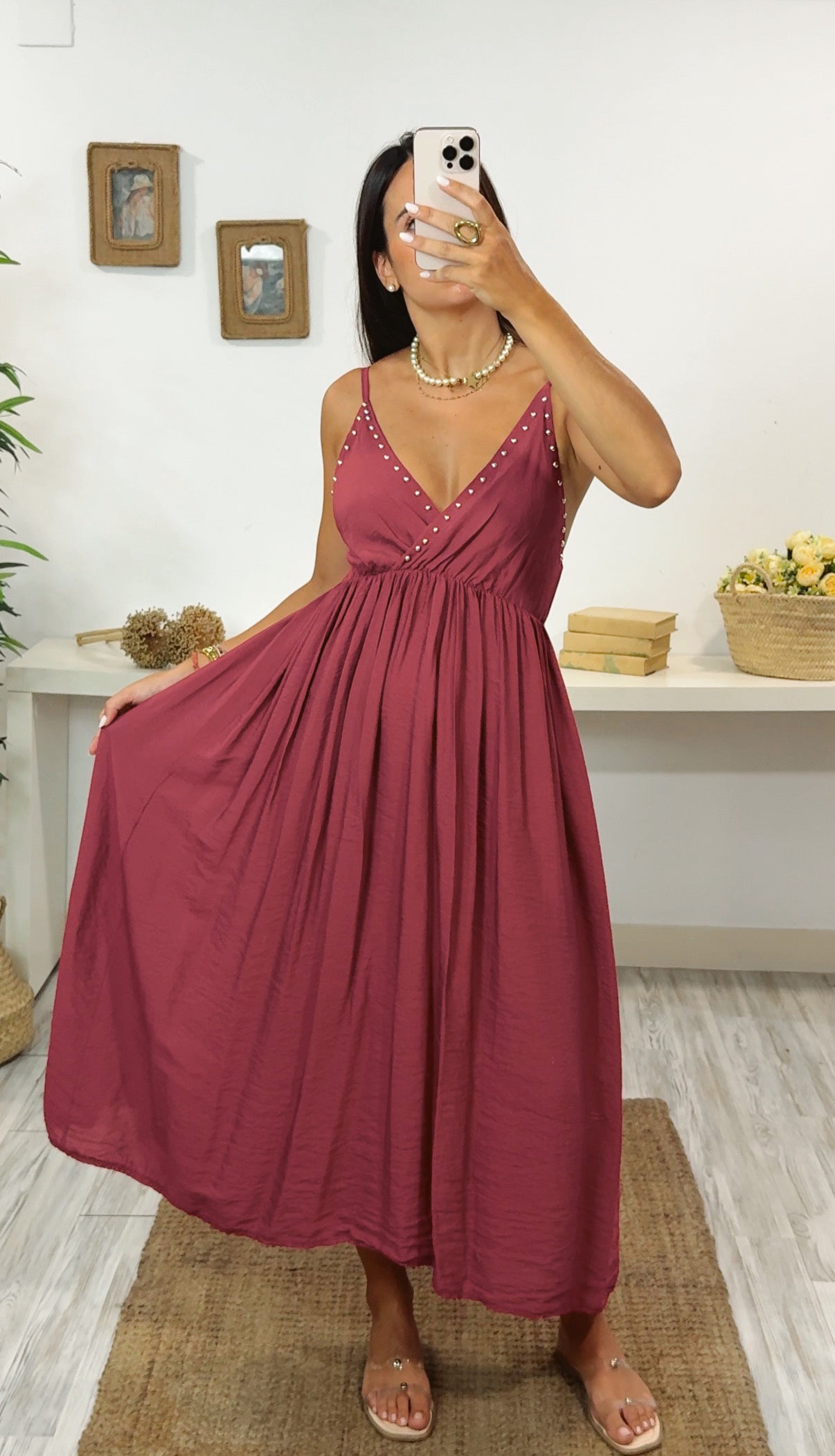 Vestido con Tachas