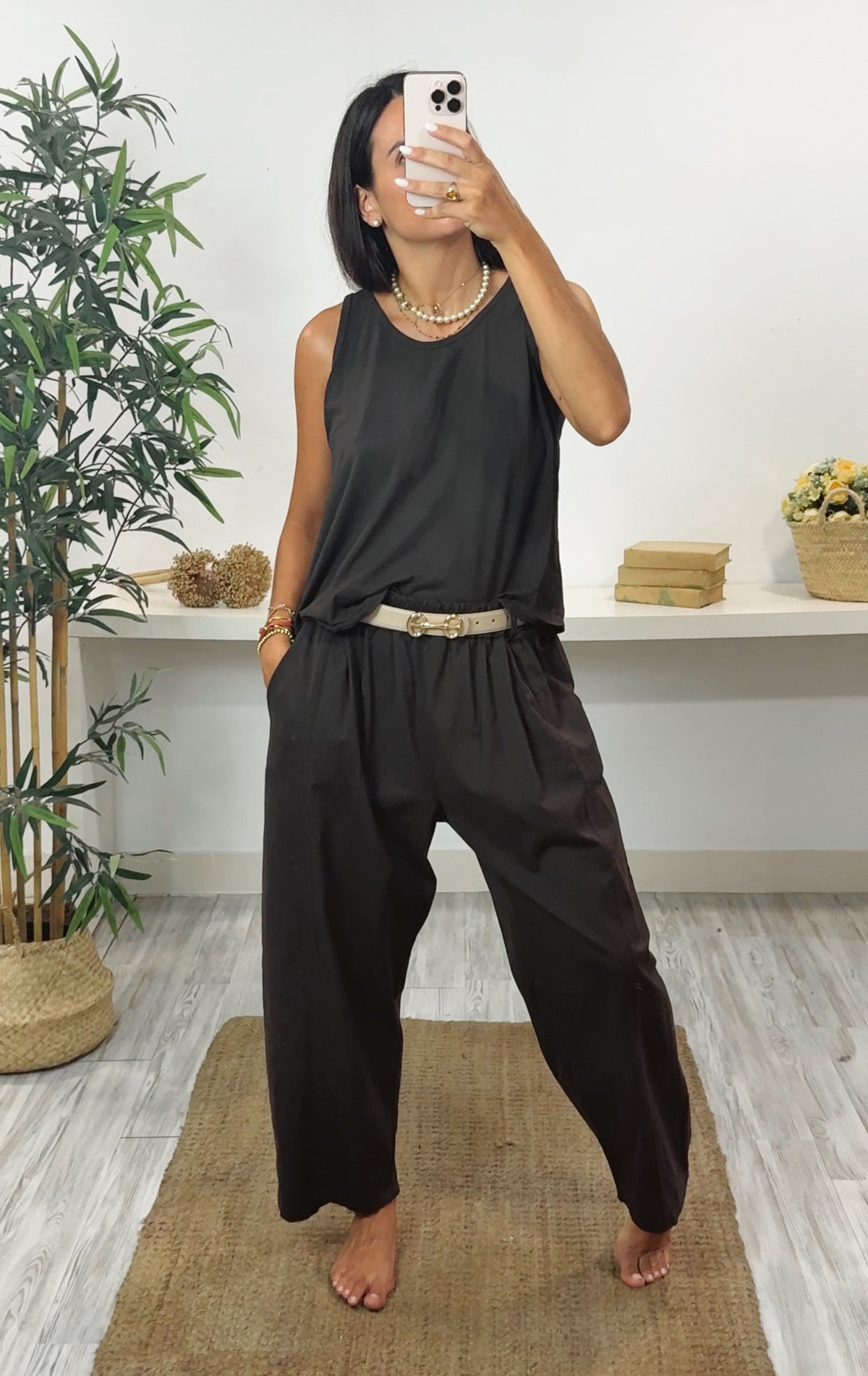 Pantalón Pinza Algodón