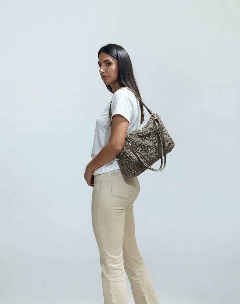 Bolso de Textura Rizada