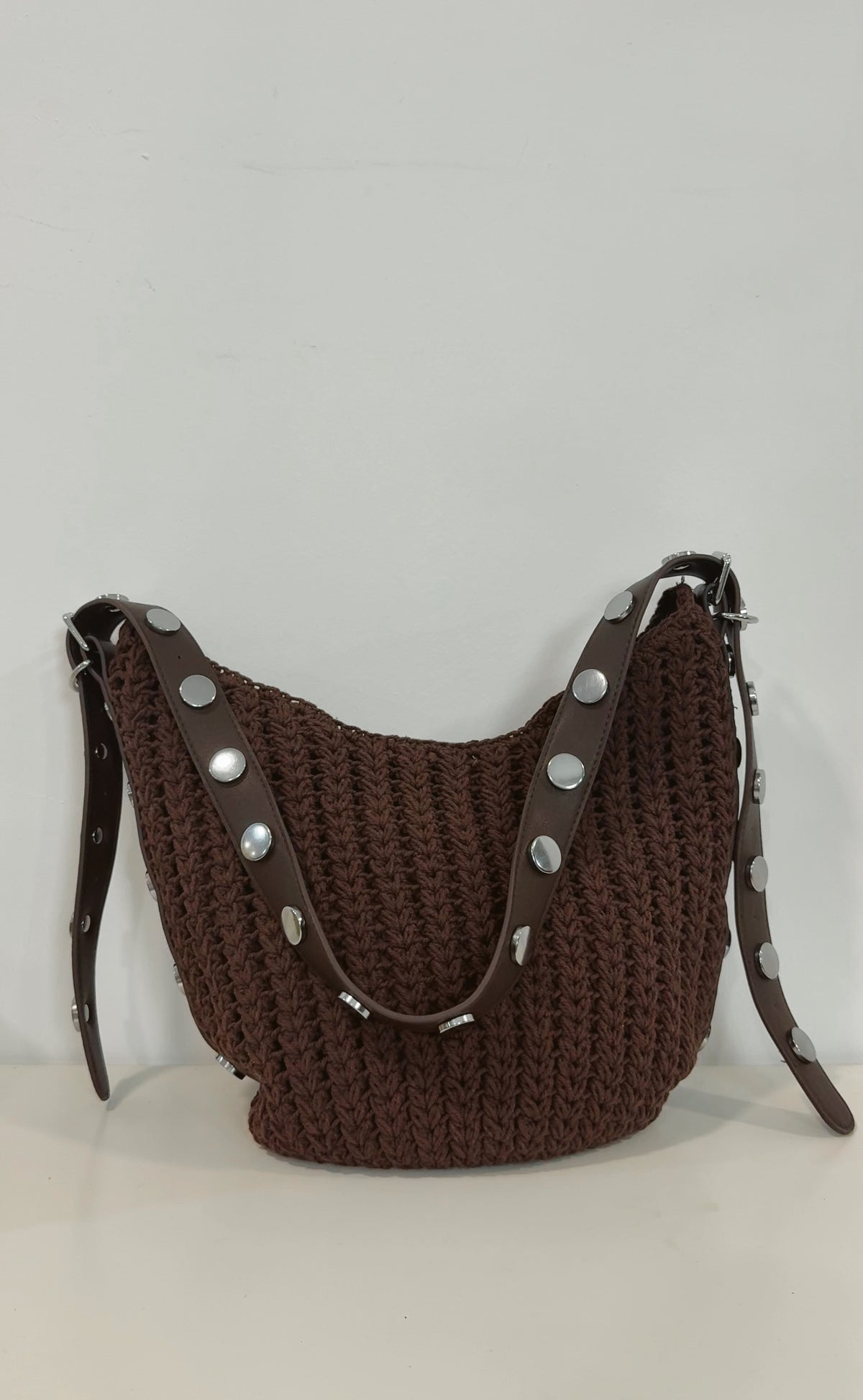 Bolso Crochet Chocolate