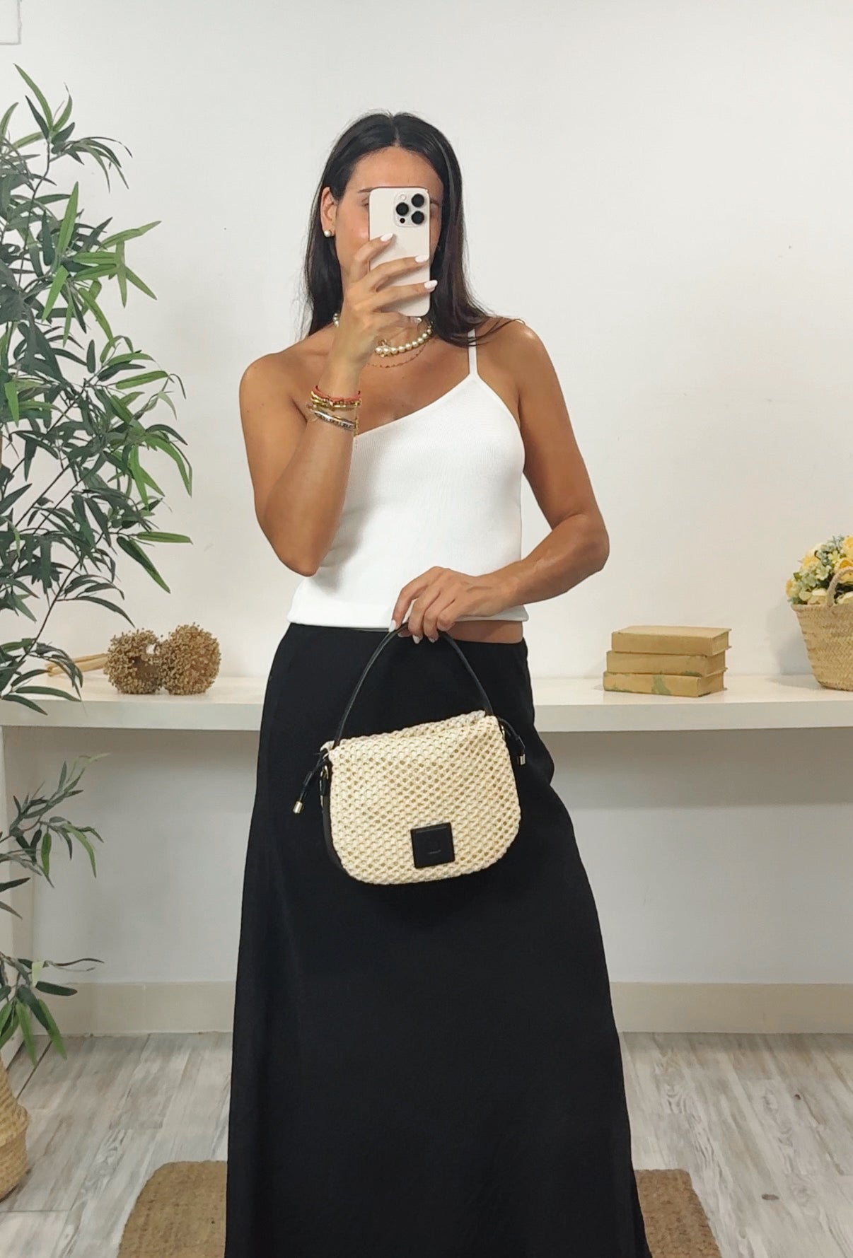 Bolso de Mano Trenzado