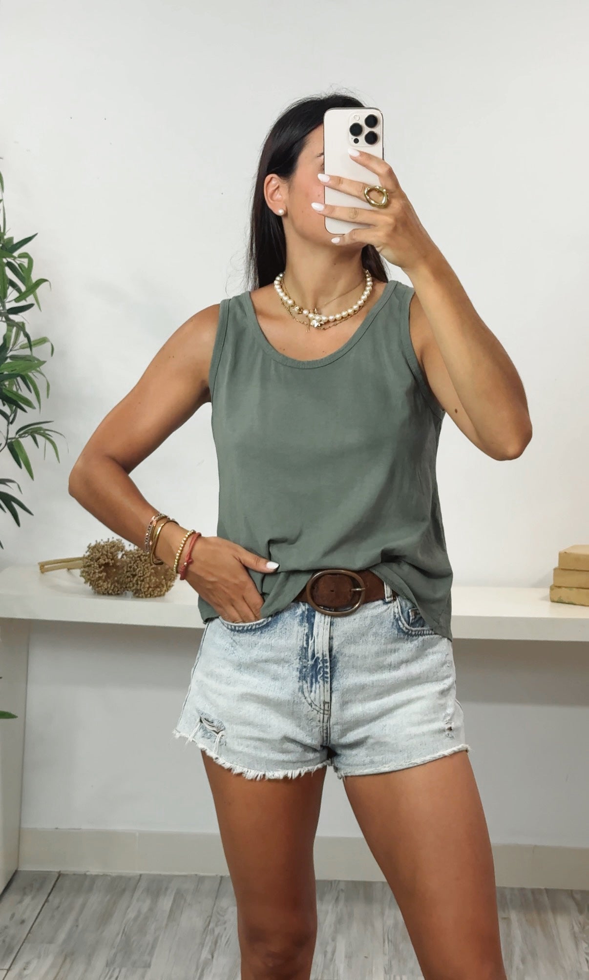 Camiseta Básica de Algodón