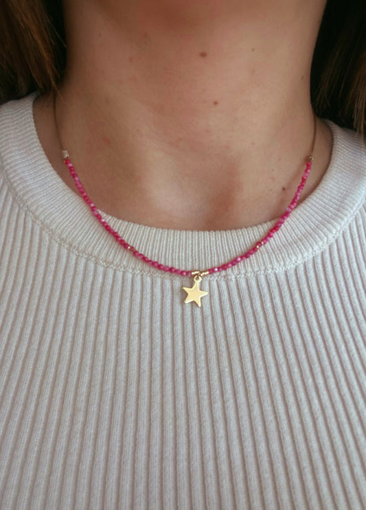 Gargantilla Rosa