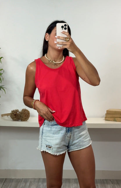 Camiseta Básica de Algodón