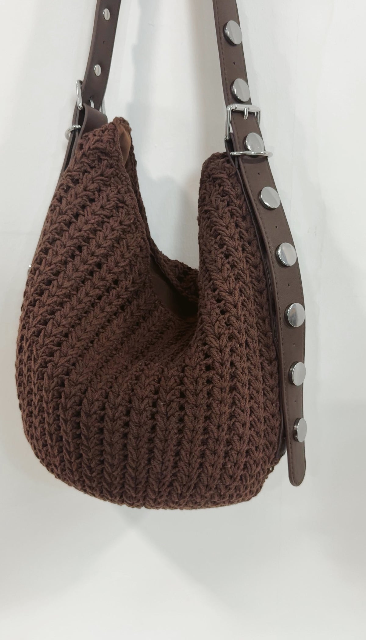 Bolso Crochet Chocolate