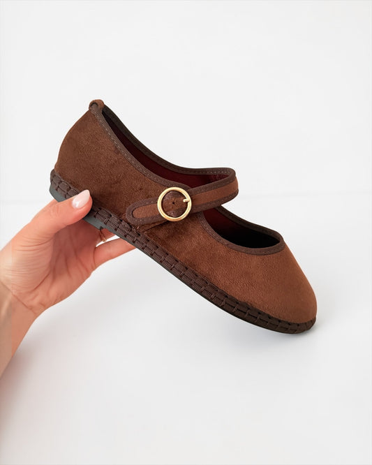 Bailarina Terciopelo Hebilla