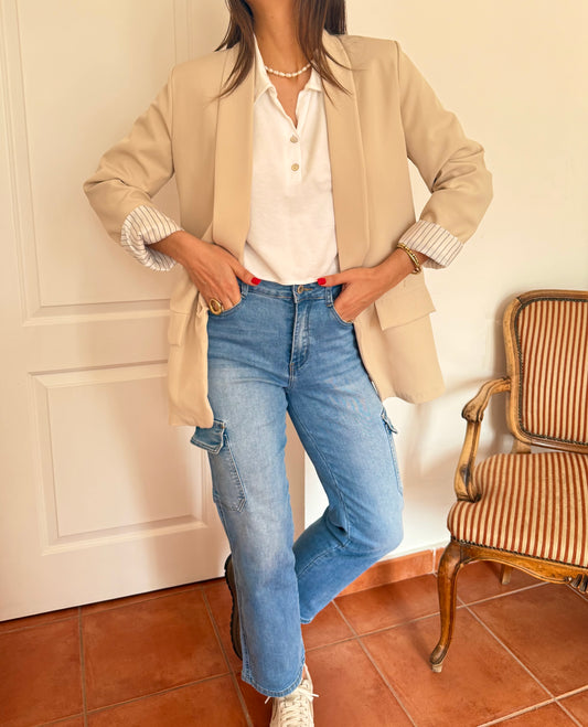 Blazer Nude.