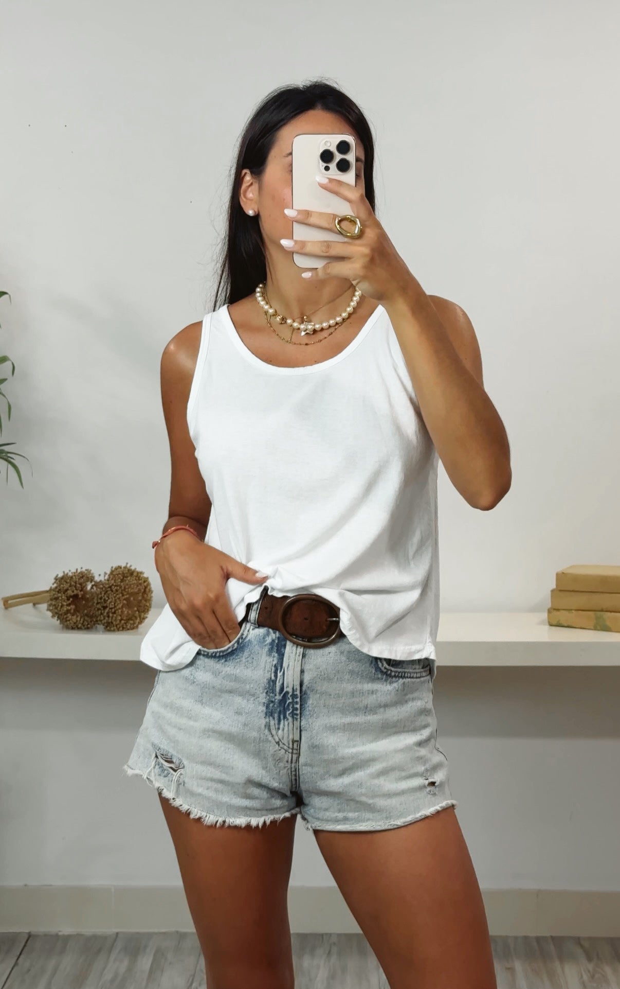 Camiseta Básica de Algodón